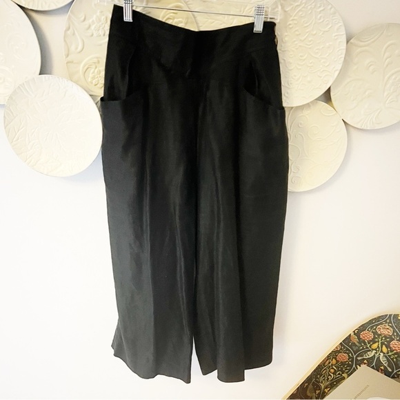 Vintage Salvatore Ferragamo Linen Pants Size 12 - Picture 4 of 5